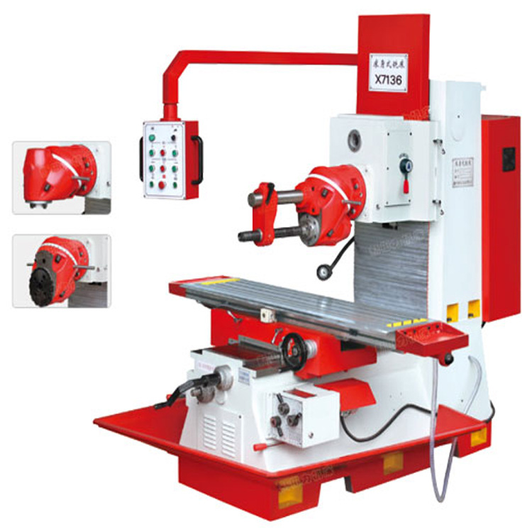 汉川品质 xw7136床身式铣床 x7136立式卧式铣 可改数控铣床