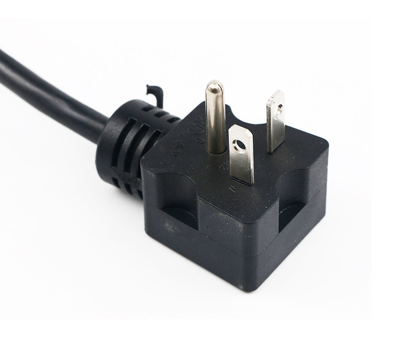 宁波锦婷 日规式三芯公母插头延长电源线三插插头线 日标电源线-阿里