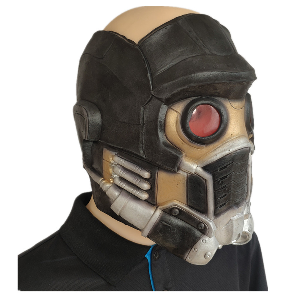 银河护卫队2星爵面具万圣节乳胶头套cos游戏动漫面具舞会派对头盔