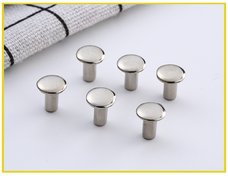 不锈钢圆头空心钉定制 笔记本管状文具卯钉铆钉 账本钉厂家直销
