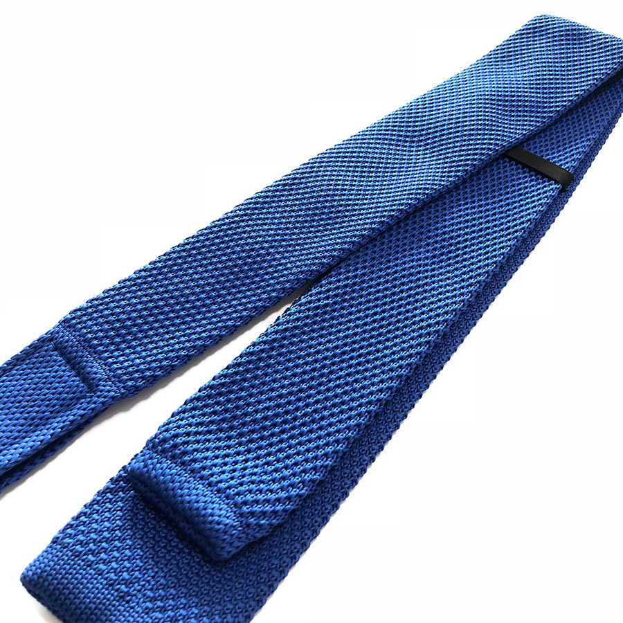 可定制男士休闲针织领带节日礼品厂家直销平头型窄版针织领带