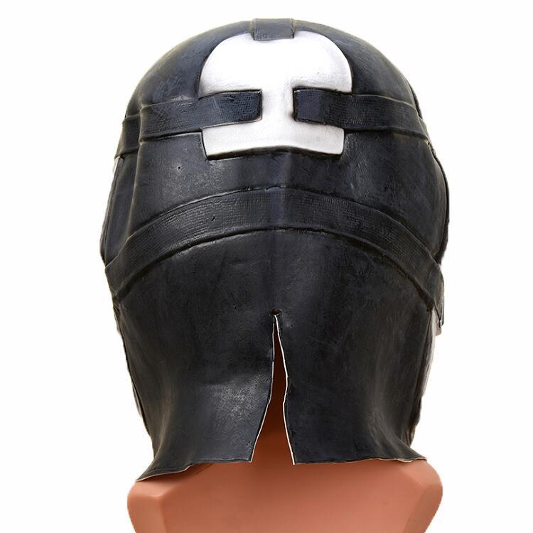 新堡垒之夜扑克脸面具派对黑红梅方扑克图标乳胶头套男女化妆舞会