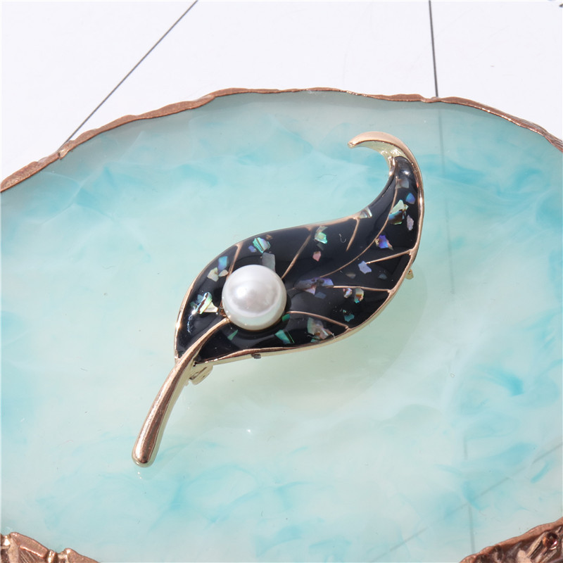 韩版时尚复古彩贝滴釉蜗牛胸针珐琅叶子小鸟胸花 青岛厂家直销