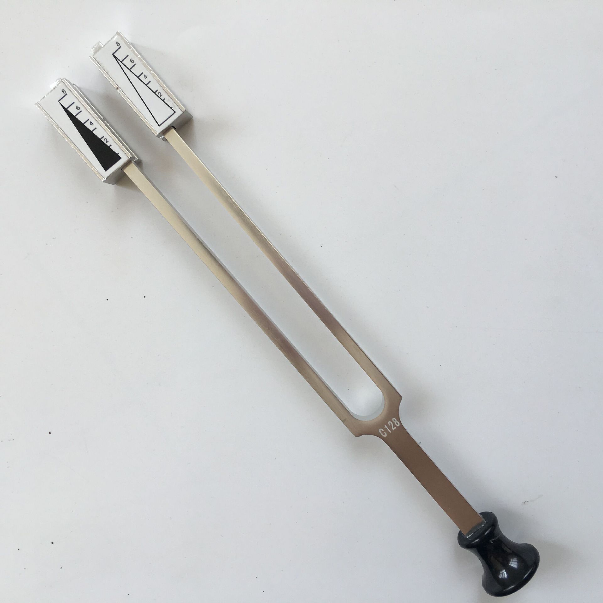 铝合金128音叉 半定量音叉 神经音叉 c128音叉 白卡纸盒包装