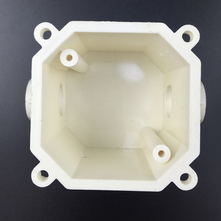 厂家直销 供应pvc预埋司令箱 20高深灯头盒 暗装圆接线盒 可批发