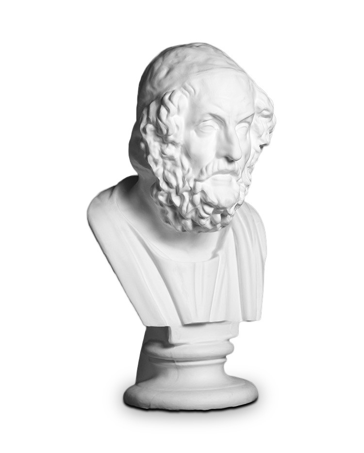 艺伯乐70cm荷马石膏像美术素描写生教具人物头像雕塑雕像摆件模型