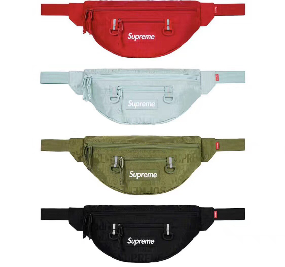 潮牌热销supreme包斜挎包腰包户外校园运动学生单肩包潮一件代发