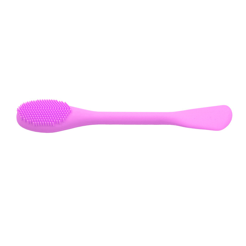 Brush Double-Headed Silicone Face Brush Mask Brush Silicone Face Cleansing Brush Silicone Makeup Brush Factory in Stock