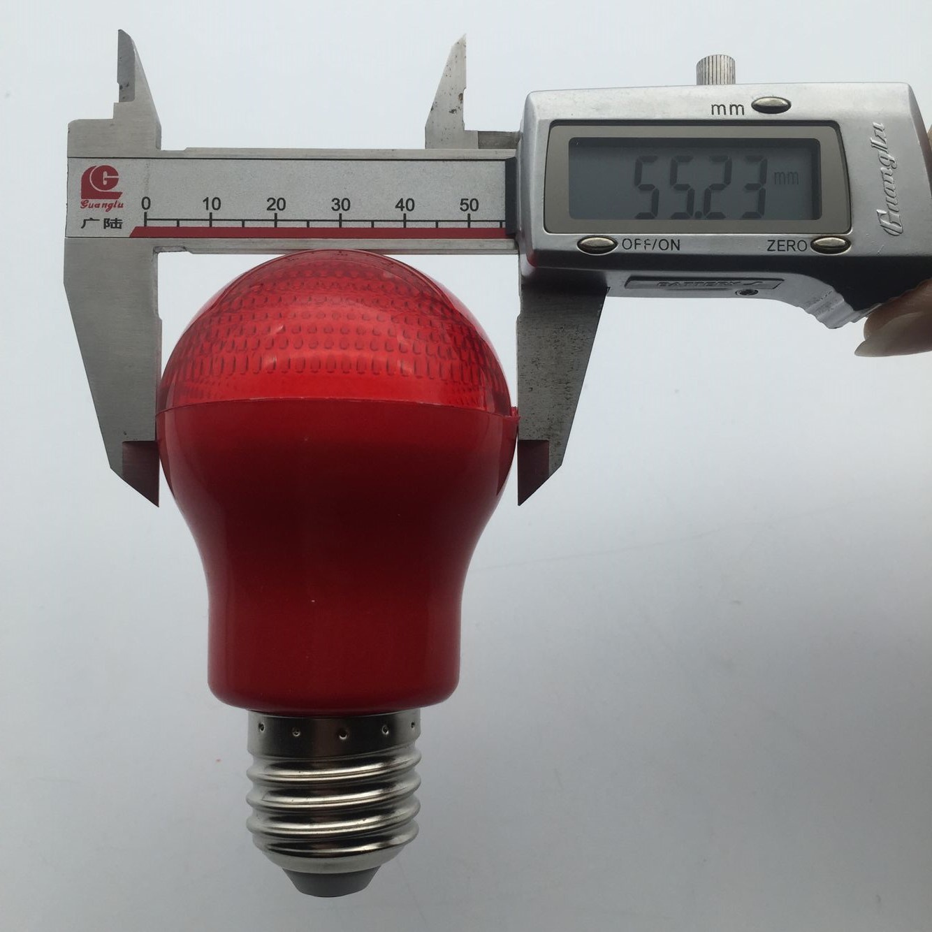 天公喜庆灯龙珠泡3w红色大灯泡球泡e27红光灯泡神台供神灯泡