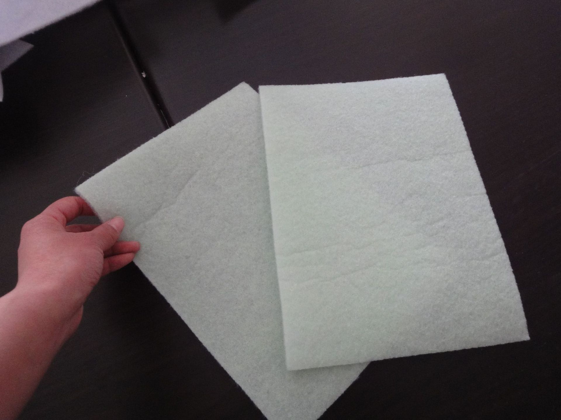 3mm空气过滤棉阻燃棉初效g4过滤布工业除尘布袋过滤棉