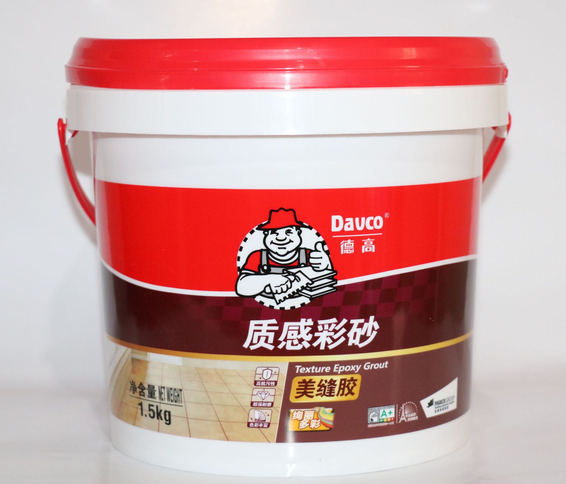 德高质感彩砂美缝胶1.5kg