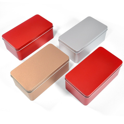 通用喜糖盒茶叶铁罐马口铁盒子长方形定制饼干礼品糖果金属包装盒