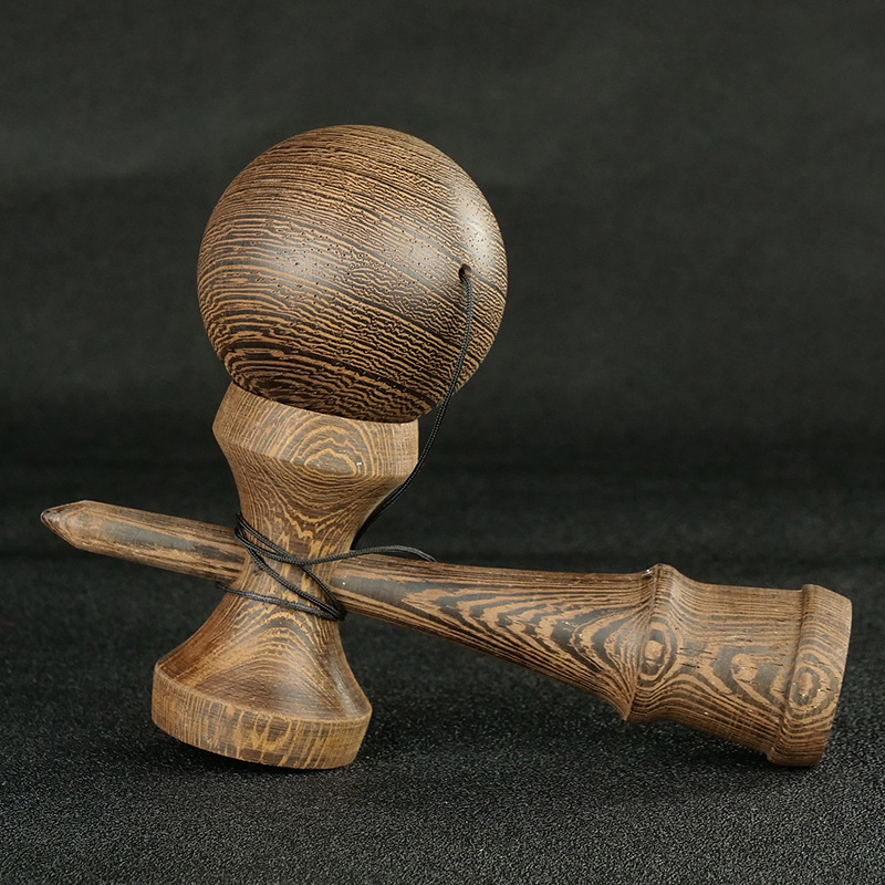 专业kendama日本木色系列剑玉入门比赛 成人技巧球日月球剑球剑玉