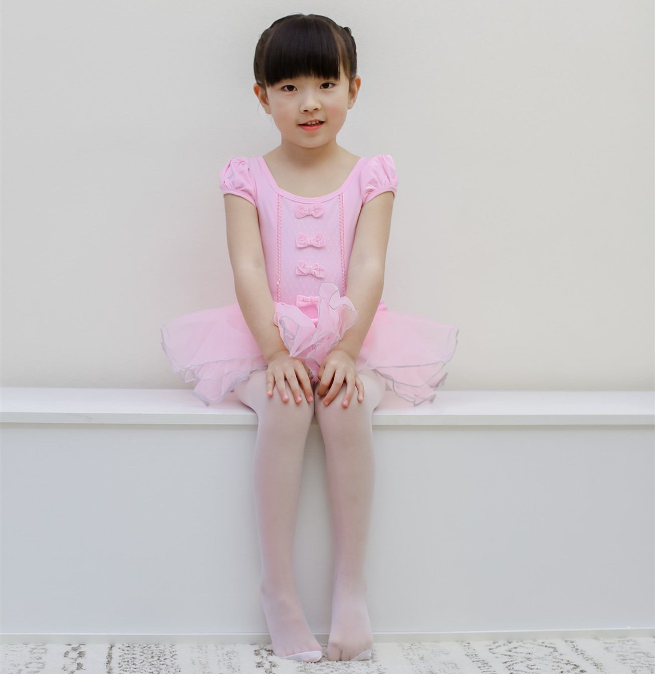 儿童袜子一件代发夏季薄款芭蕾舞蹈袜 任意剪不勾丝连裤袜网红袜