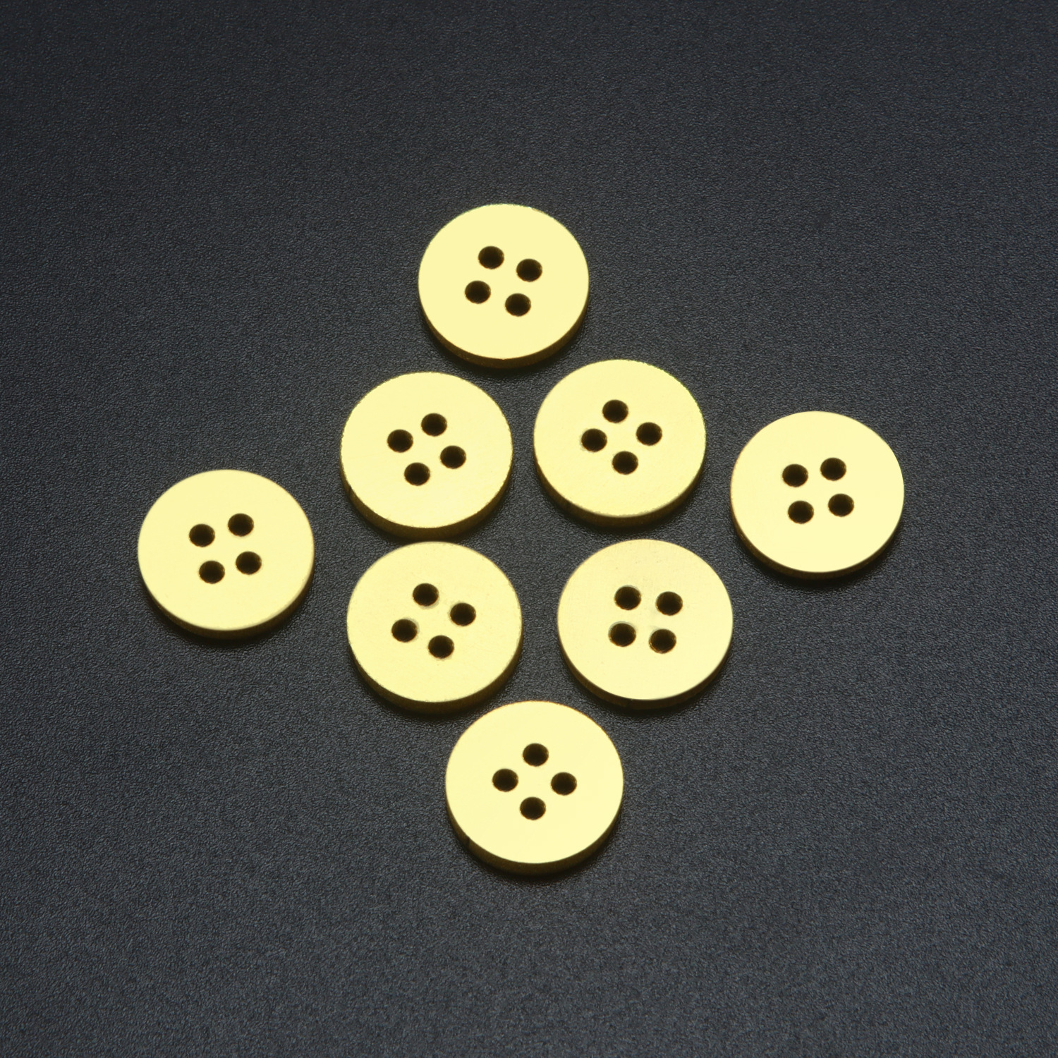 高档合金金属亮面金色衬衫衬衣纽扣扣子爱心小纽扣衬衫纽扣小扣子