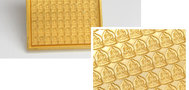 藏传佛教一百尊白度母擦擦模具塔尔寺手工纯铜合金铸造佛像清晰