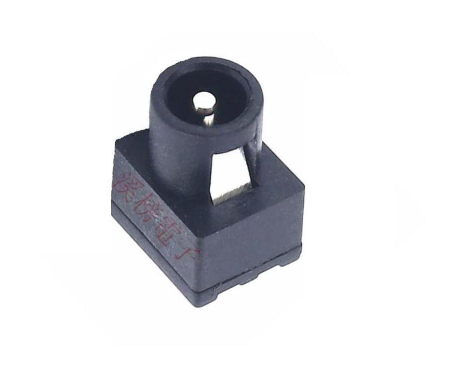 圆头dc插座立式3脚 圆孔dc接口立式三脚 立式dc插座1.