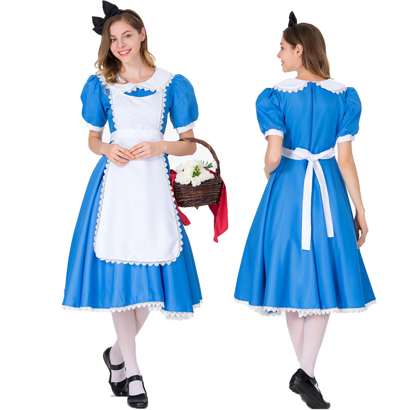 万圣节服装爱丽丝梦幻仙境公主装童话故事公主裙 演出服 舞台服