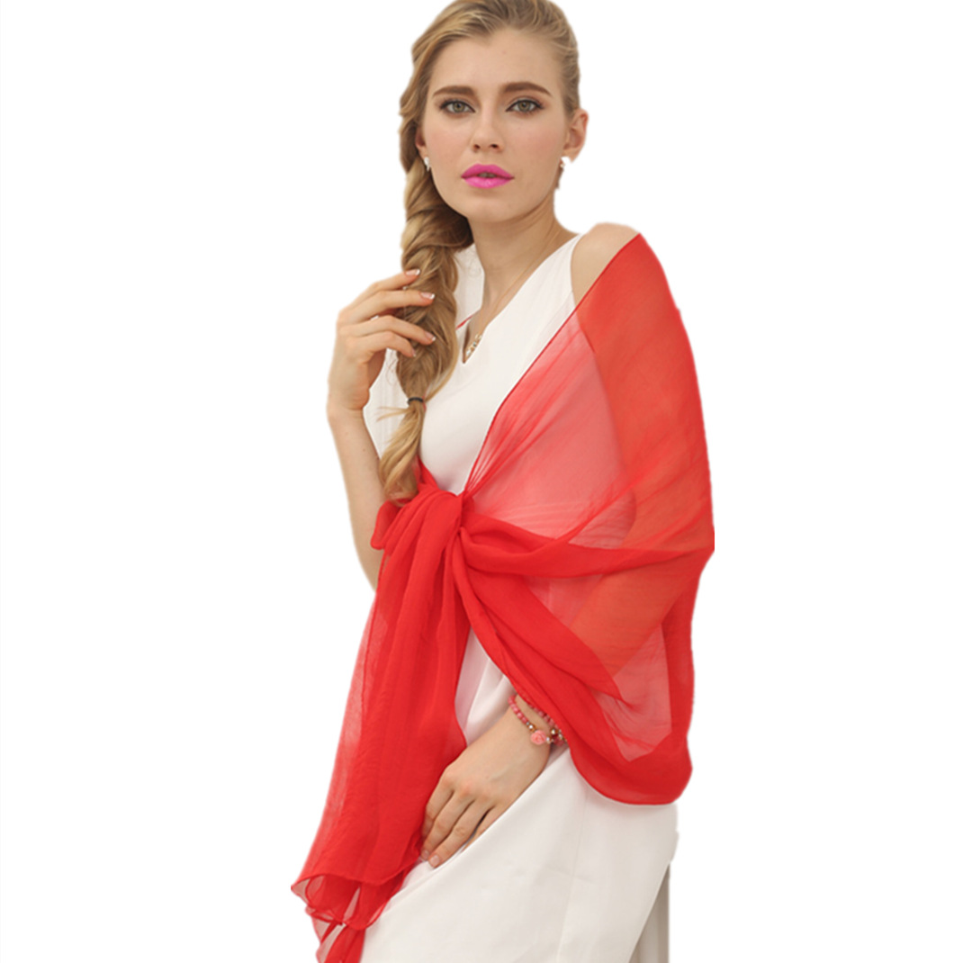 summer scarf Solid Color Plain Small Square Scarf Small Long Scarf Large Scarf Various Colors Four Seasons Fashion Gift Chiffon Scarf