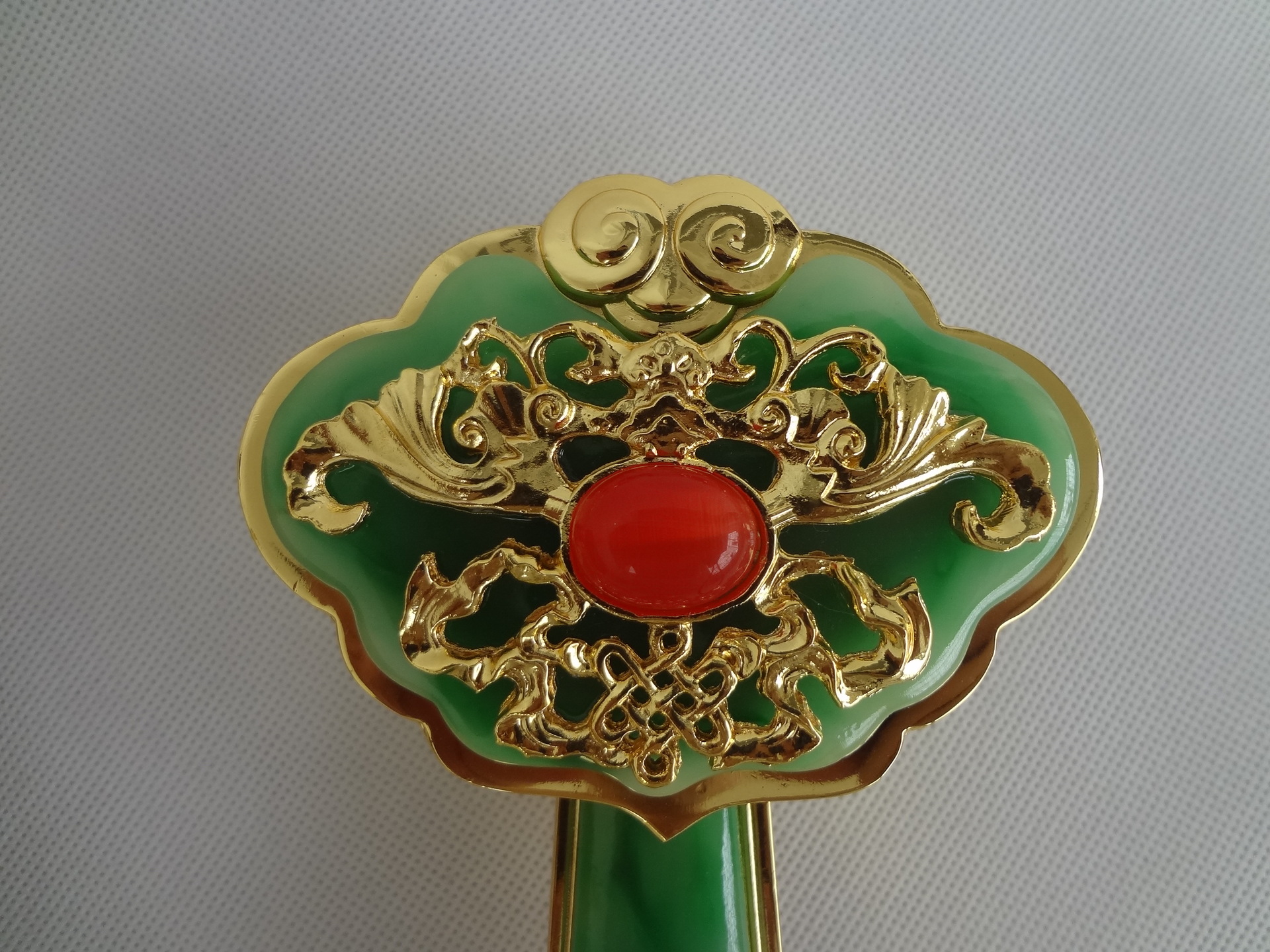 吉祥如意玉如意金属合金摆件家居装饰摆设佛教工艺品开光送礼礼品