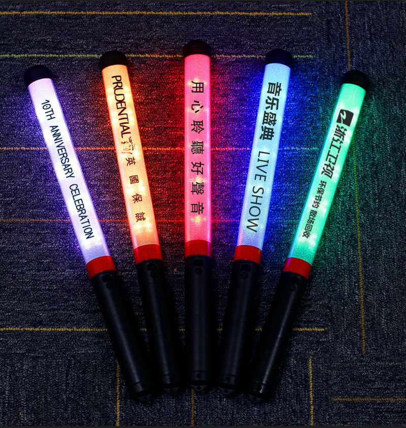 演唱会荧光棒定制 场控变色led荧光棒 遥控发光棒粉丝应援荧光棒