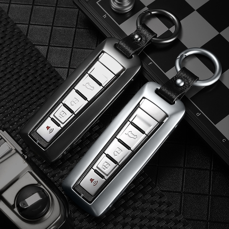 适用于长城魏派vv7智能钥匙套wey魏派vv5s金属vv7汽车钥匙包扣壳
