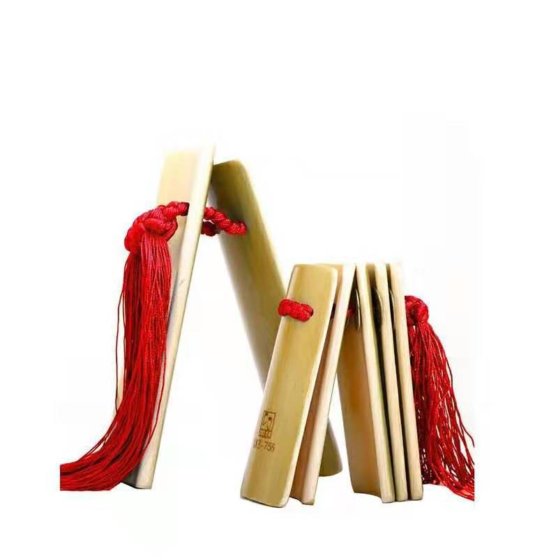 水煮竹板快板舞台演奏江西老竹儿童打小学生初学入门成人天津响板