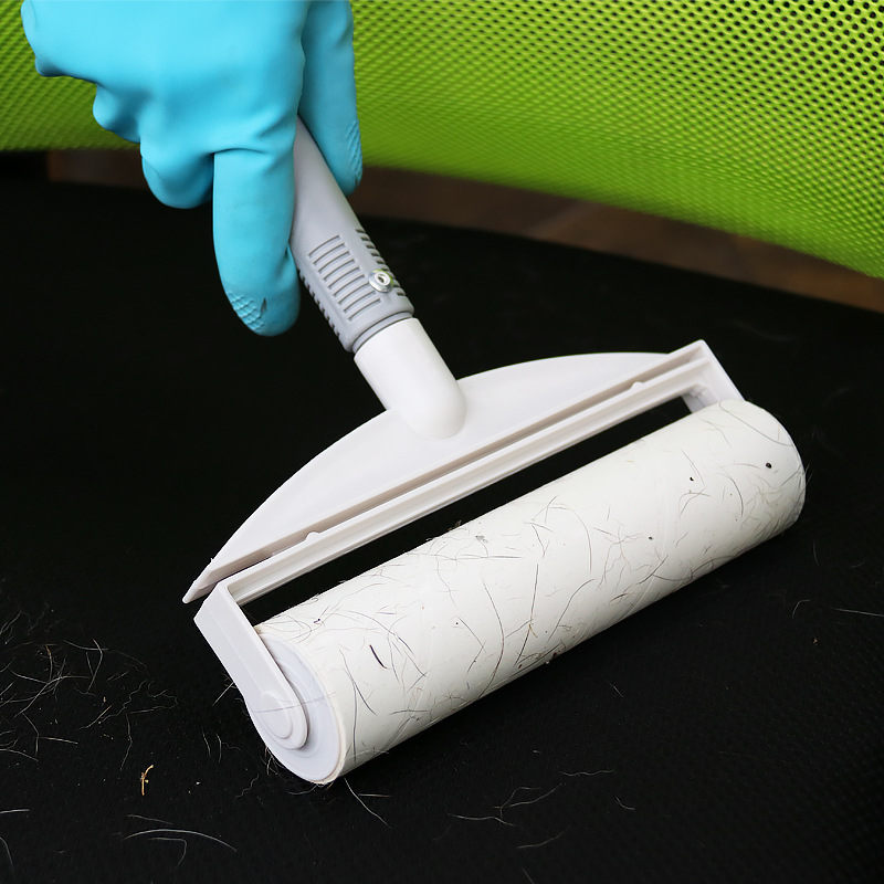 厂家直销可撕式滚筒粘尘纸粘毛器家用衣服滚毛刷除尘沾毛神器