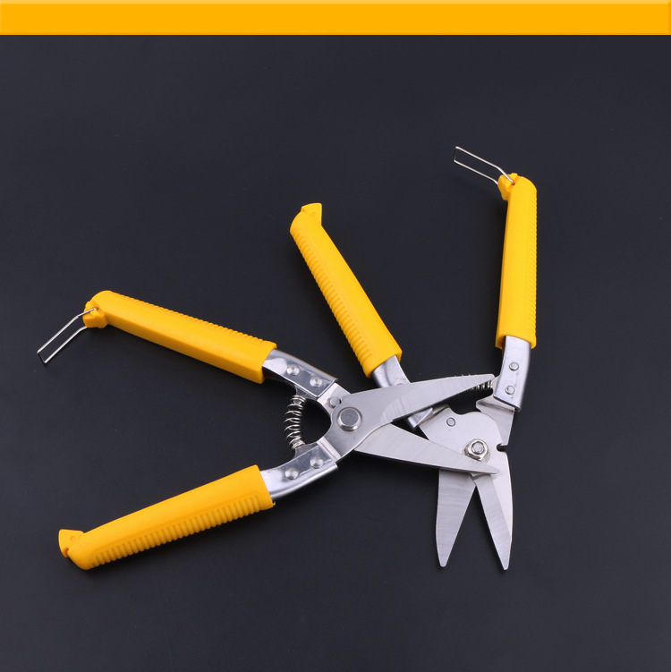 电线剪刀_鑫田电线剪刀电工剪8寸黄柄细齿快线剪 - 阿里巴巴