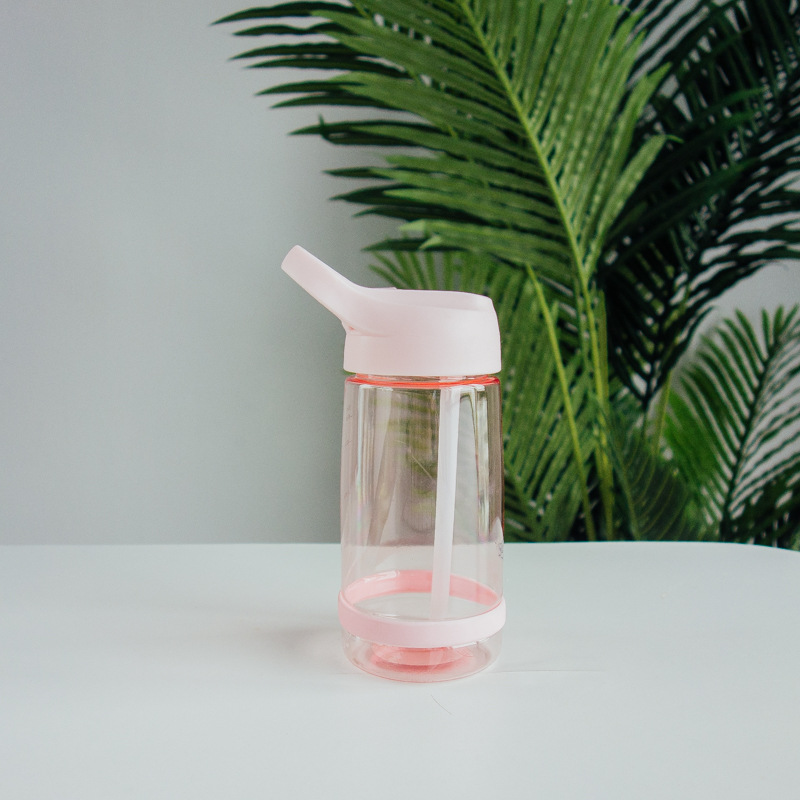 Authentic Curious Kid Cup with Straw Adult Plastic Water Cup Summer Girl Korean Style Internet Celebrity Ins Female Student Cup