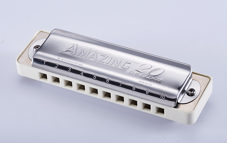 口琴正品孔声10孔布鲁斯教学成人初学专业口琴成人十孔演奏乐器