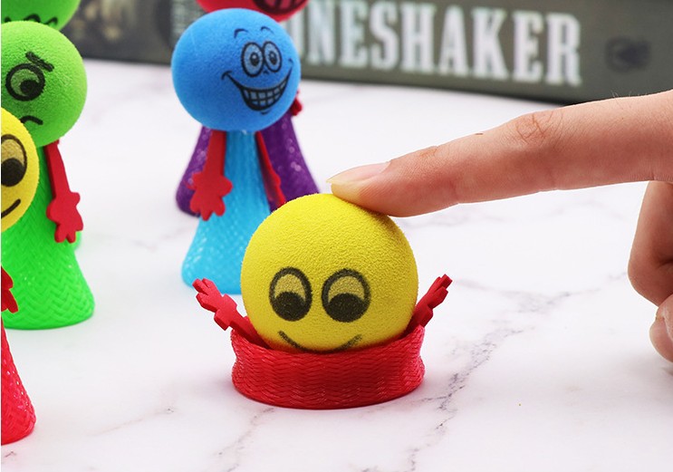 弹跳精灵弹簧人弹跳娃娃 弹跳小人跳跳人小朋友礼物赠品儿童玩具