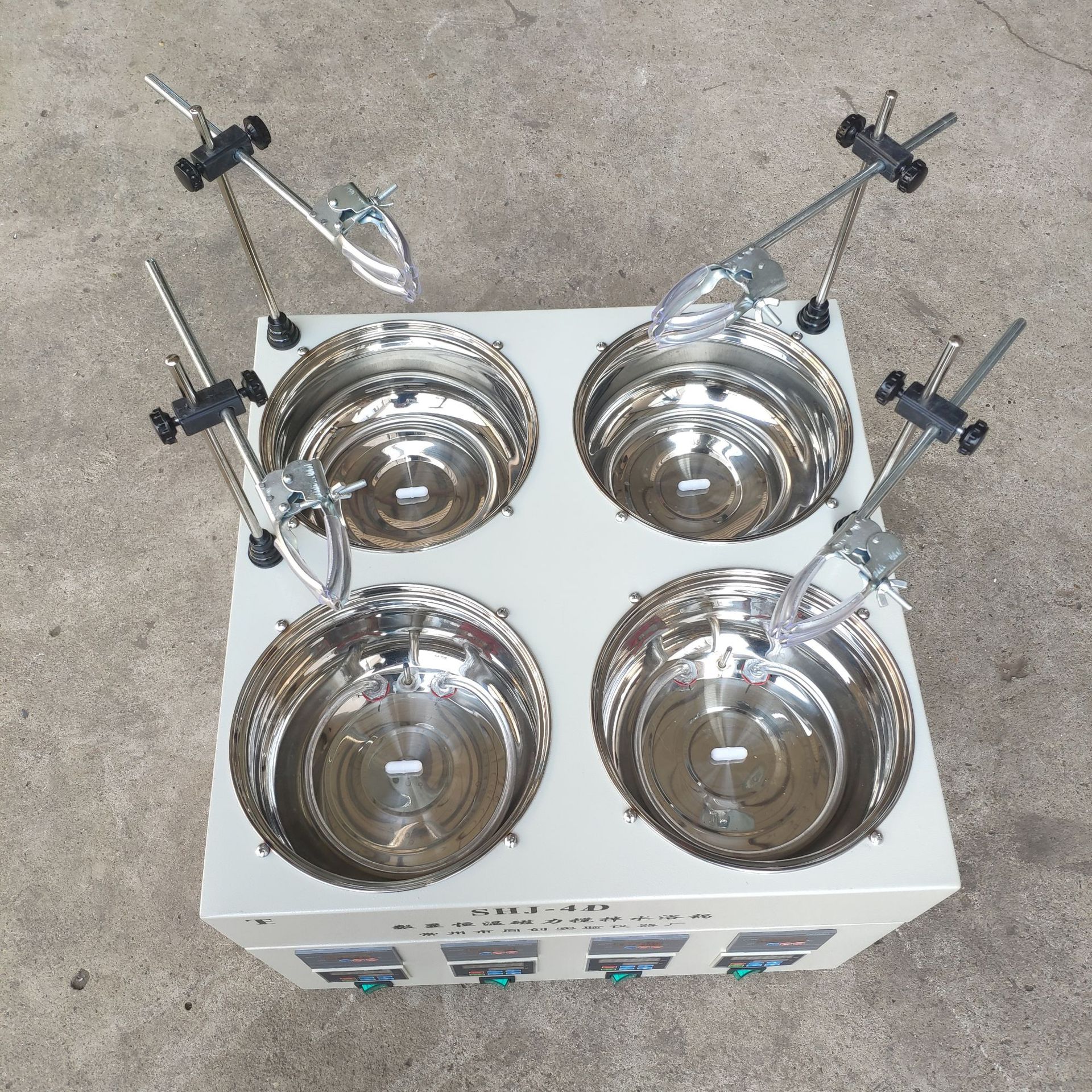 hcj-4d数显单独控温控速磁力搅拌水浴锅 恒温恒速水浴锅 直销