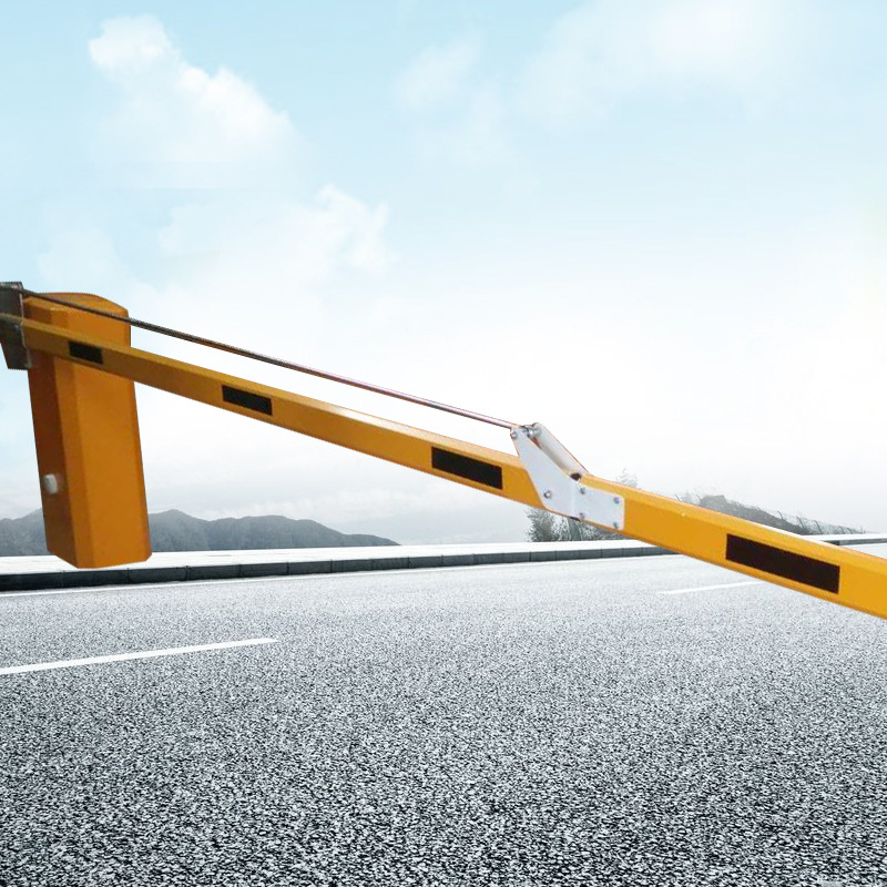 180度曲臂道闸杆 铝合金车库挡车杆 定做道闸升降