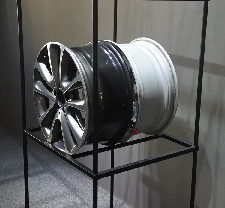 汽车轮毂展示架轮胎展架汽车4s店改装店轮毂货架方便拆装展会展架
