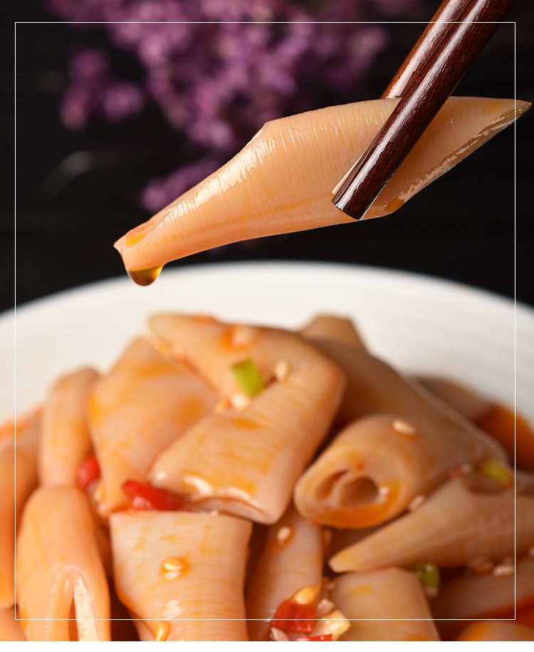 凉拌海笋贝象拔蚌海蚌苗酒店饭店餐饮用特色半成品凉菜即食冷菜盘