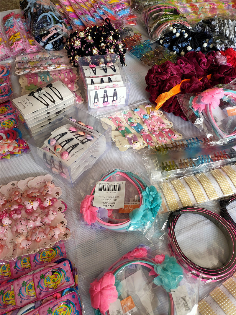 时尚一元发饰头饰地摊热卖杂款精品头饰女士发夹发箍一元头饰包邮