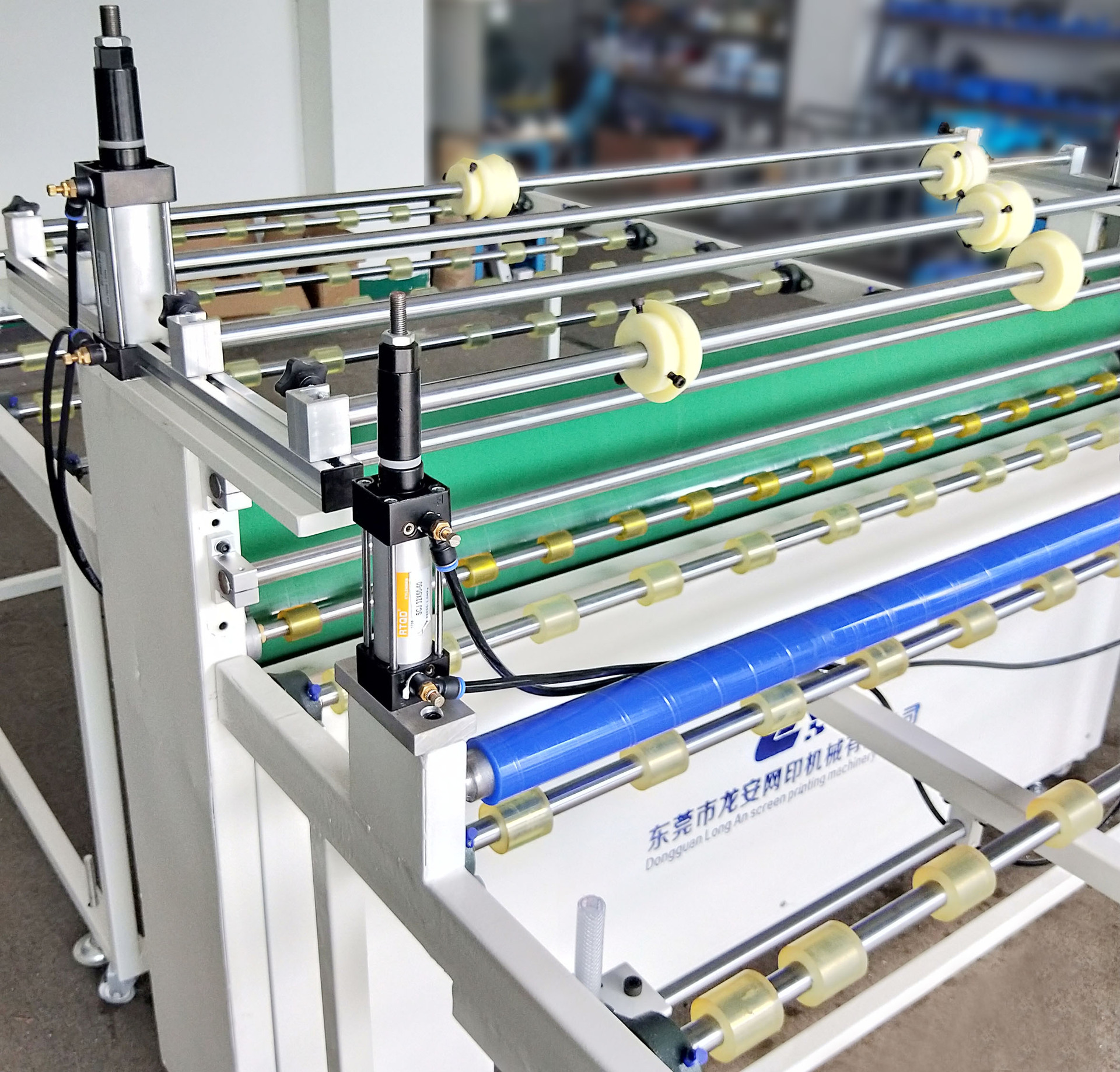 厂家定制la150玻璃气动覆膜机大面积板材贴膜机木纹纸压膜机