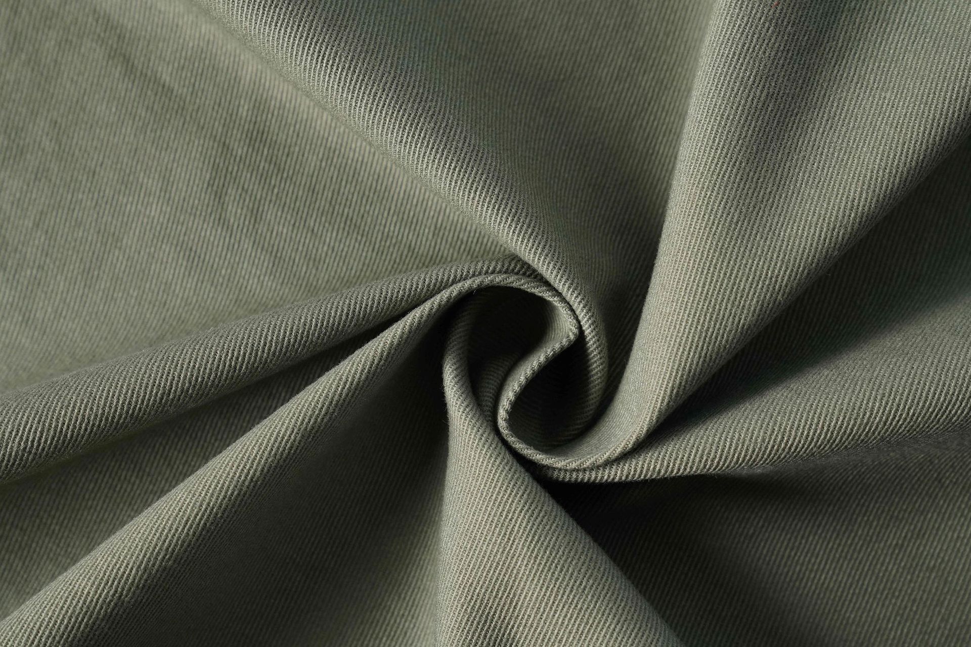 爆款秋冬棉布纱卡全棉弹力斜纹粗斜梭织全棉布全棉裤子面料