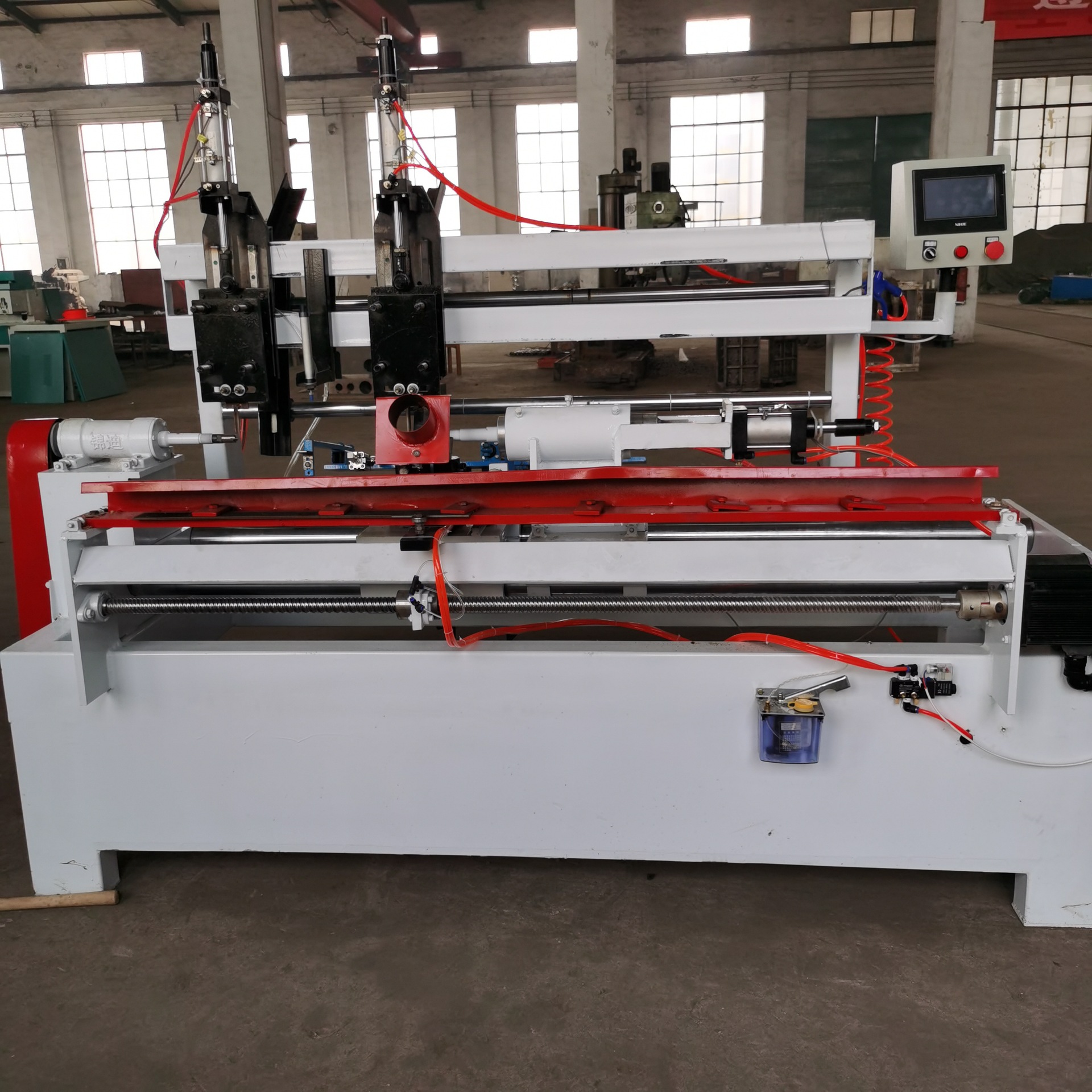 木工仿形车床定制自动上料圆棒机全自动楼梯扶手圆木棍机加工设备