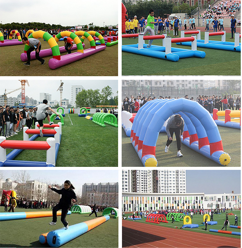 趣味运动会道具新款障碍四件套幼儿园体智能团建拓展游戏活动器材