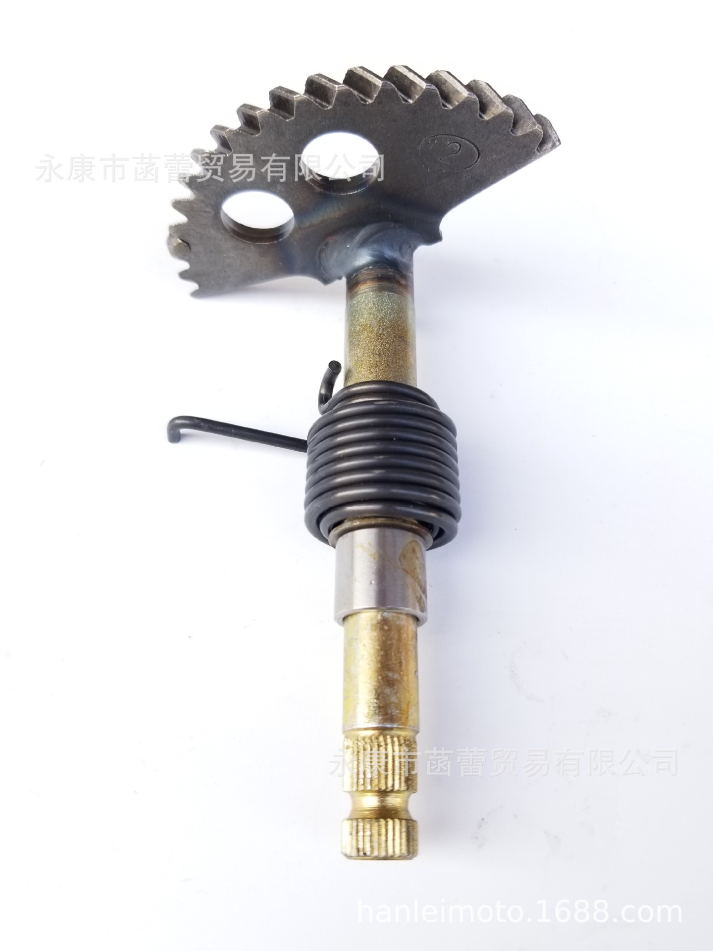 摩托车配件 gy6 125/150助力车踏板车启动齿启动轴脚启动