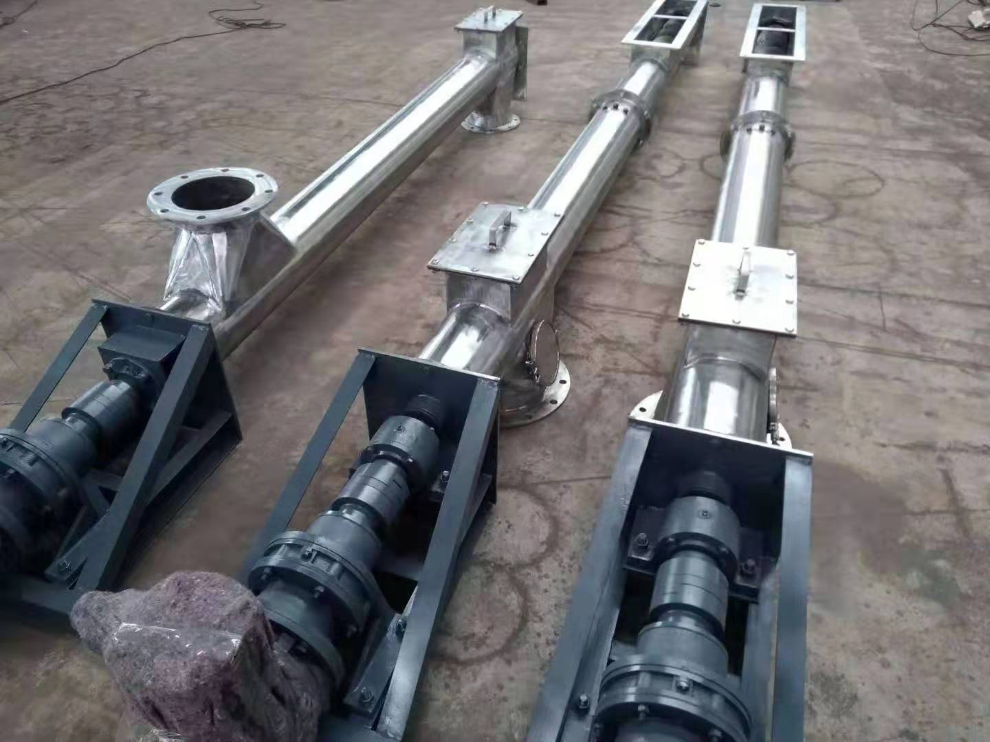 u型绞龙螺旋输送机 可定制ls螺旋给料机 粉尘煤灰环保输送设备