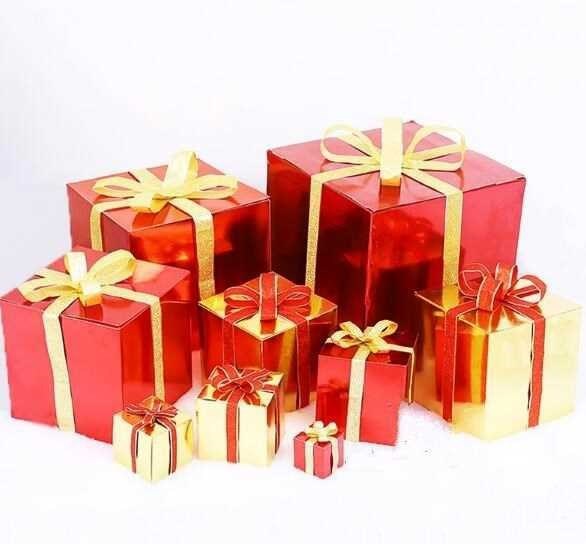 装饰正方形礼品盒礼盒堆头纸盒酒吧店面浪漫拍摄活动空盒子酒店简