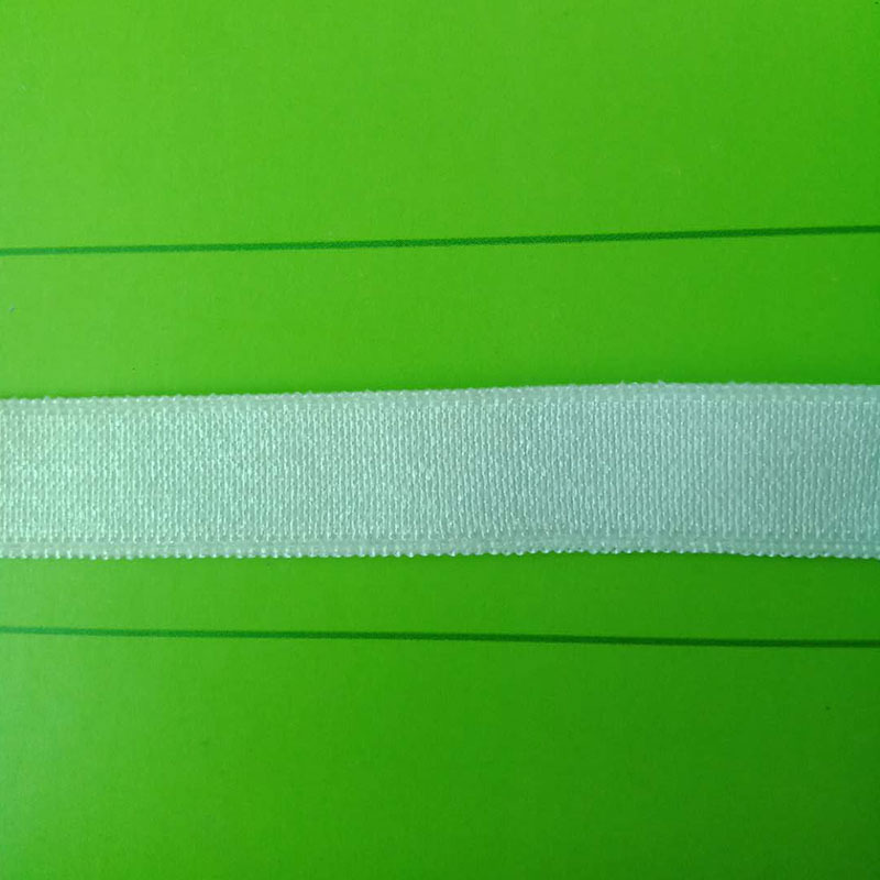 现货环保材质发带 1cm亮面锦纶有光弹力织带 光面松紧带
