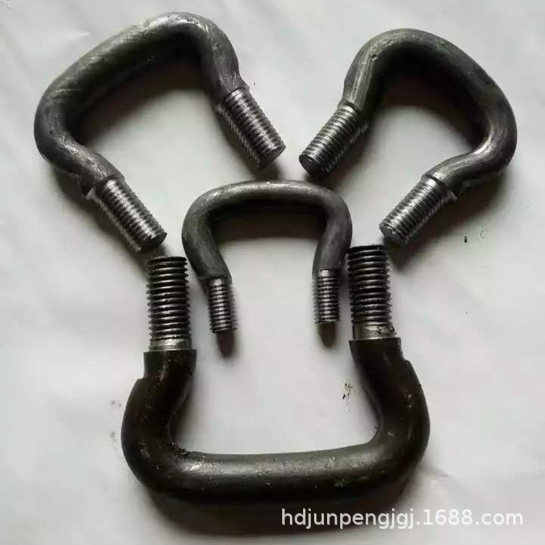 直销牛鼻螺丝 矿用牛鼻螺栓 牛鼻丝 提升机链钩 异形钩件