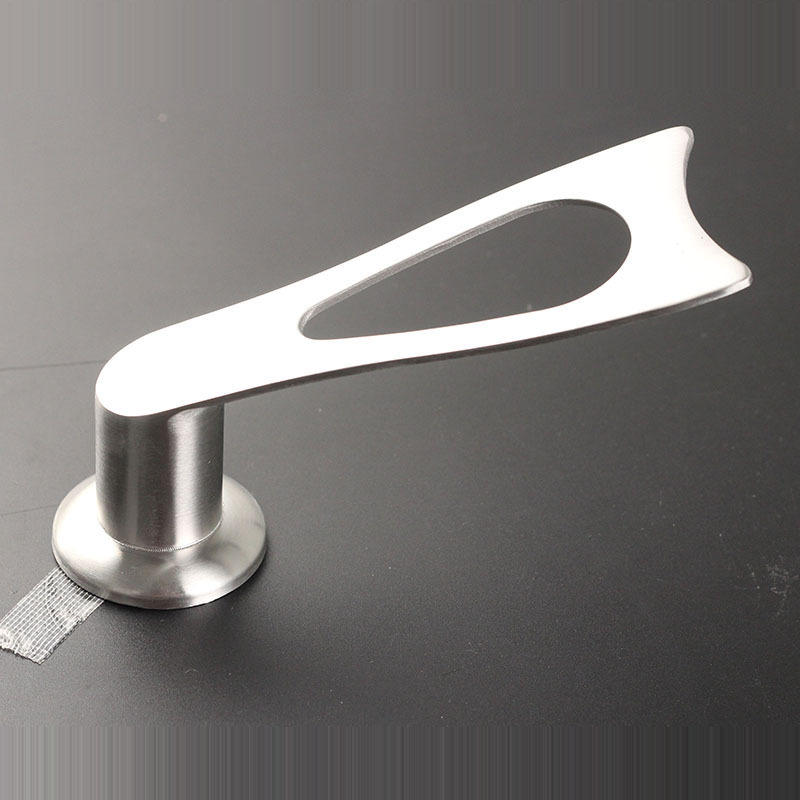 全钢可立顶珠锅手柄厨房用品配件全钢燕尾柄创意不锈钢炒锅盖把手