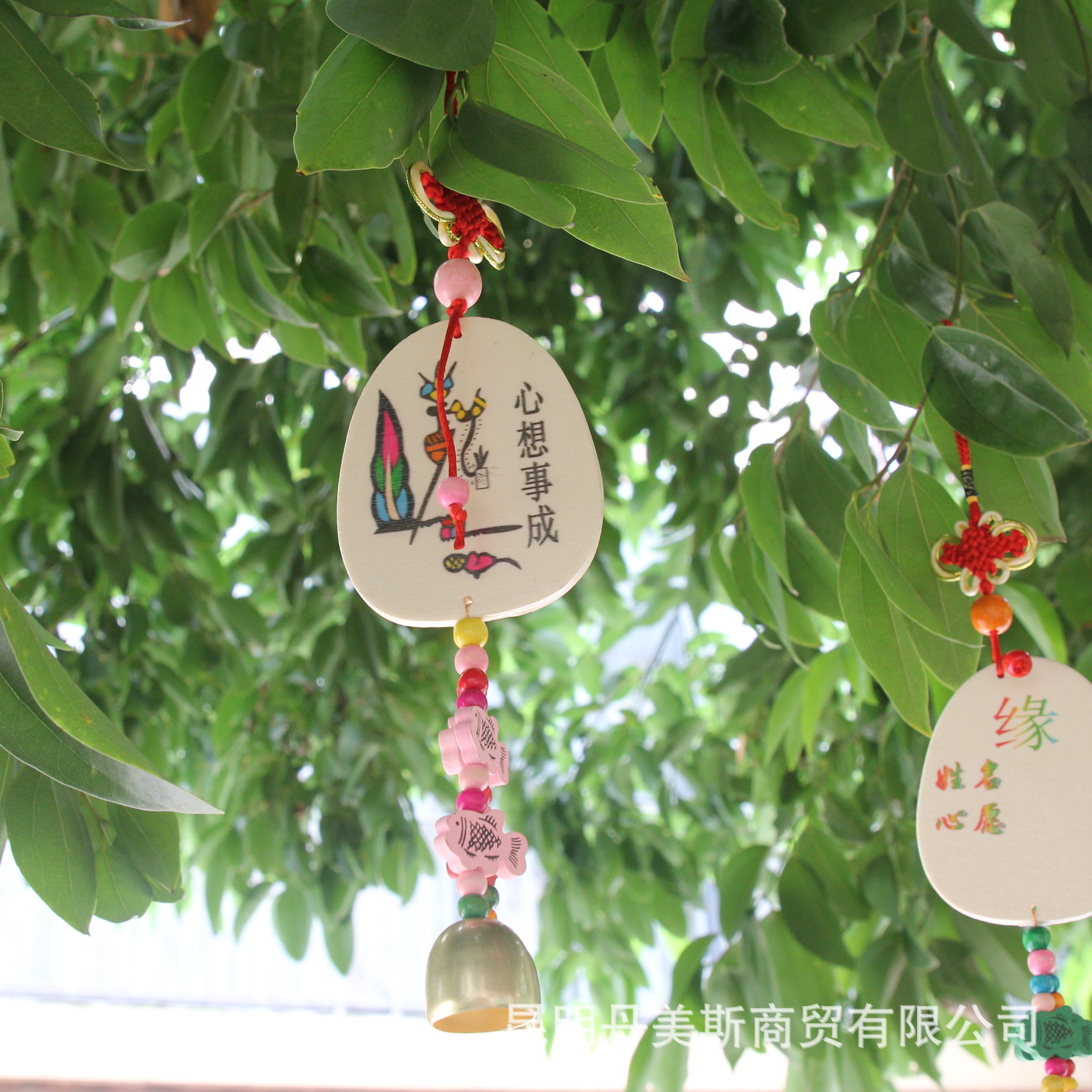 新款许愿风铃挂件丽江特色许愿牌祈福牌酒吧汽车挂件旅游纪念虔诚