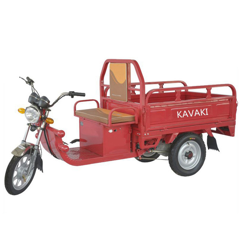 kavaki跨境货源1000w电动三轮车  开蓬载货运货载重三轮摩托车