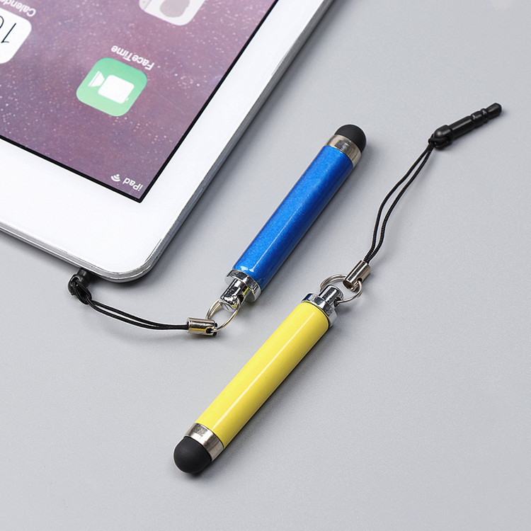 新款多功能手机挂件防尘塞触屏笔 优质伸缩杆触控笔 出口电容笔